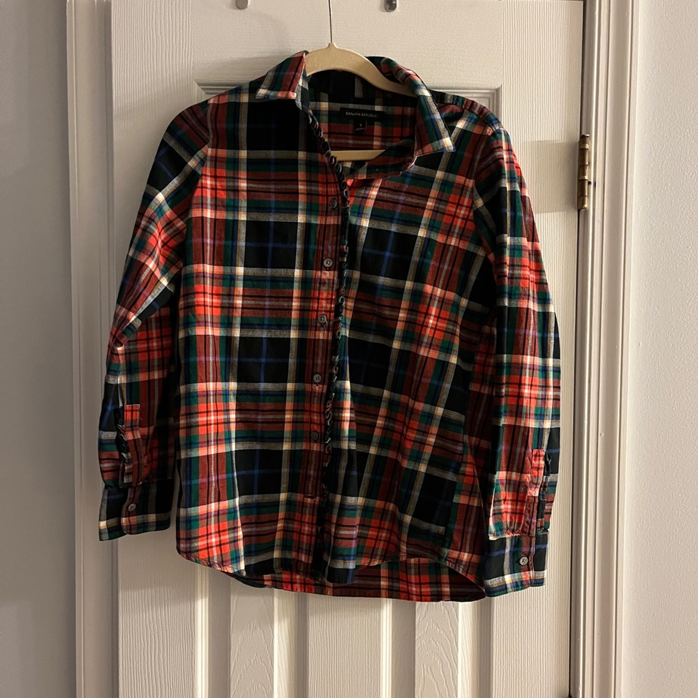 Banana Republic Multicolor Plaid Shirt